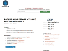 Tablet Screenshot of phpdistiller.net
